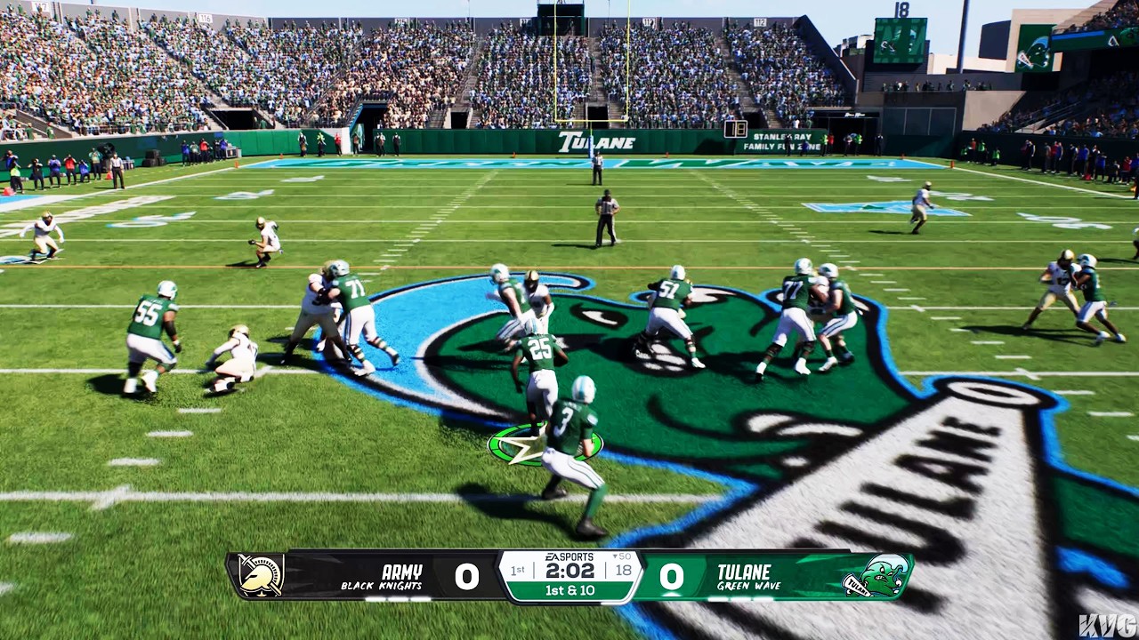 College Football 27 - Army Black Knights vs Tulane Green Wave - Gameplay (PS5 UHD) [4K60FPS]