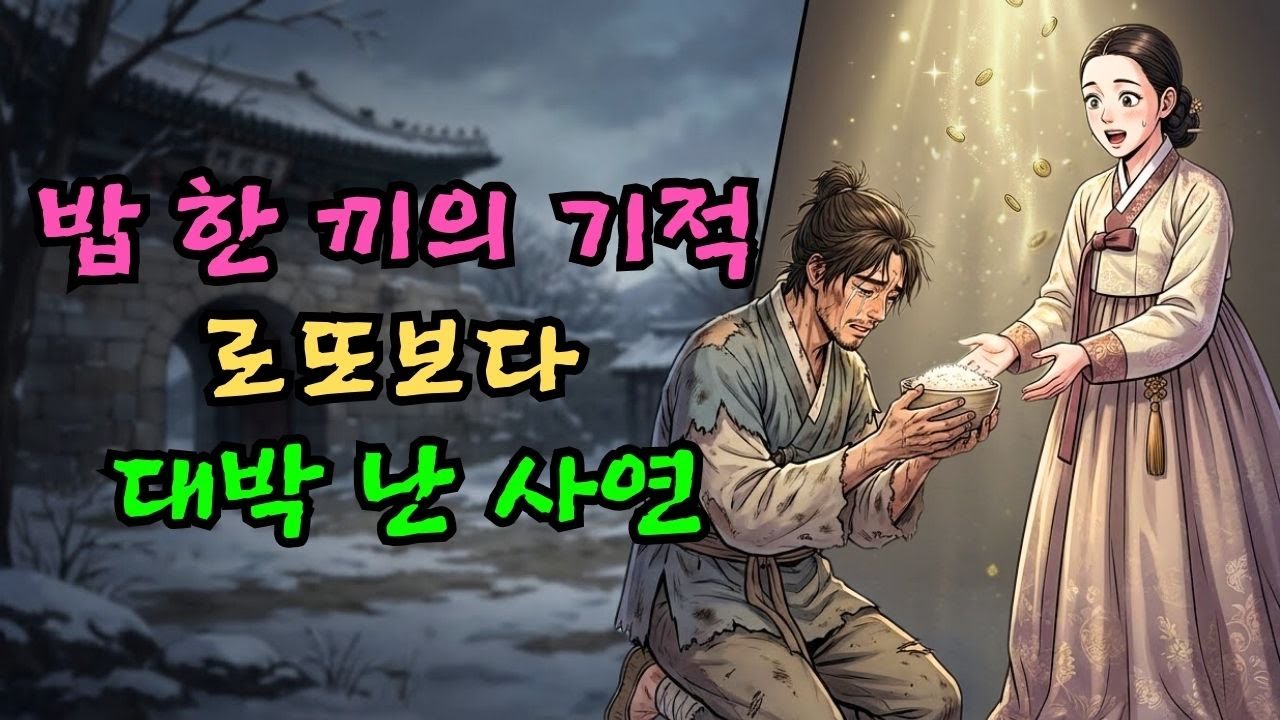 굶주린 거지를 대접한 아씨, 그날 밤 찾아온 기적 같은 반전 | 옛날이야기 | 야담 | 민담 | 설화 | 드라마