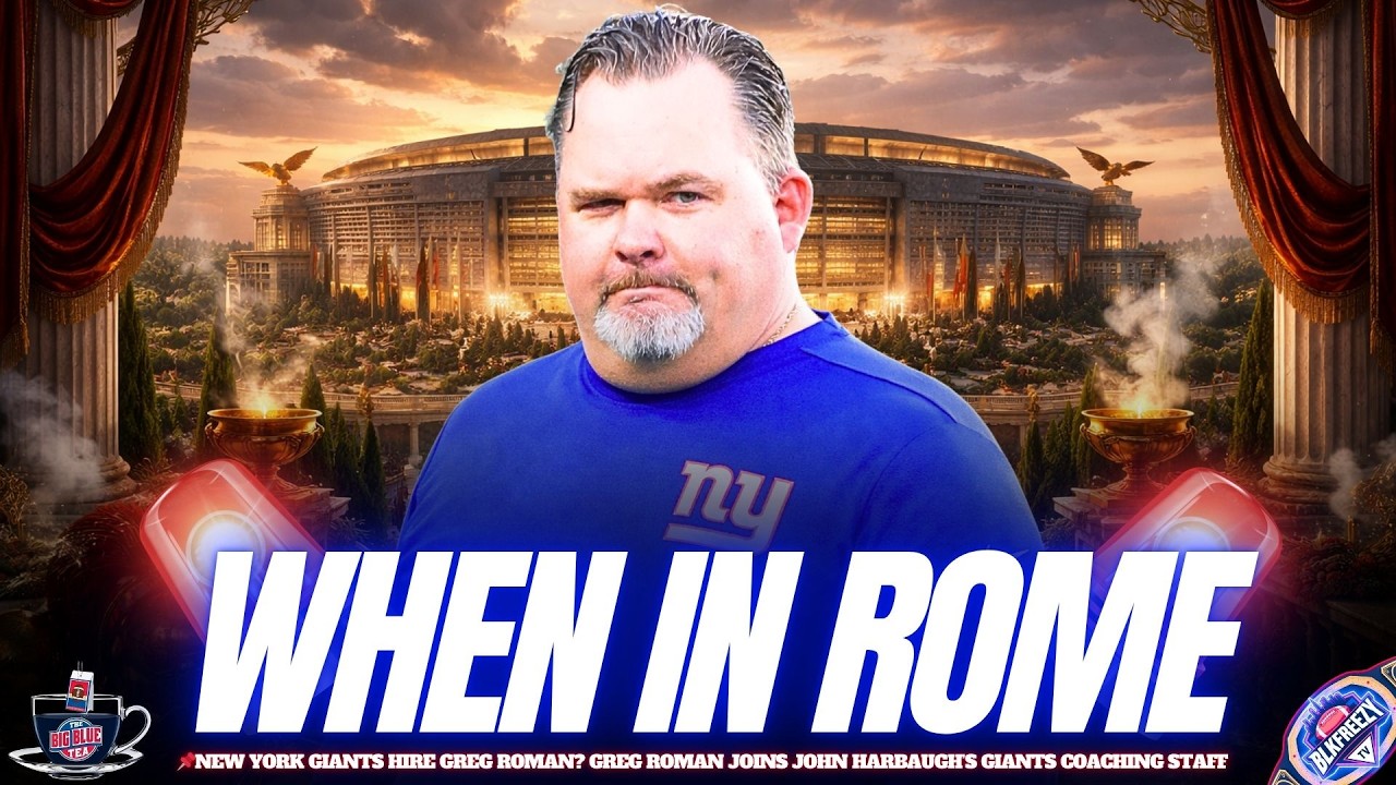 🚨 Giants Hire Greg Roman! 🧱🏃‍♂️ Harbaugh’s RUN GAME Fix + Jaxson Dart Development | NY Giants News