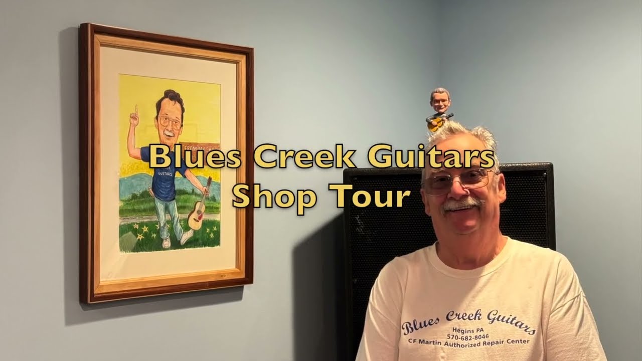Bluescreek Guitars New Shop Tour