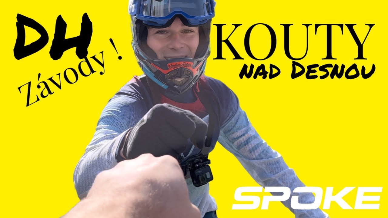 Kouty nad Desnou DH 2023. Závod jsem jel v kategorii enduro..
