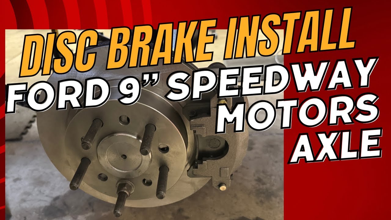 Speedway Motors rear disc brake kit install on Speedway ford 9