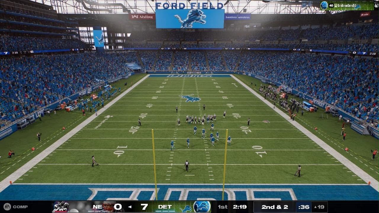 Patriots vs Detroit Lions| Madden NFL 25