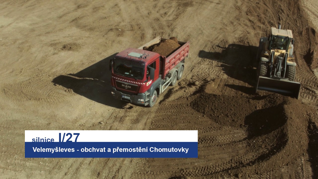 ŘSD ČR - Silnice I/27 Velemy&scaron;leves, obchvat a přemostěn&iacute; Chomutovky