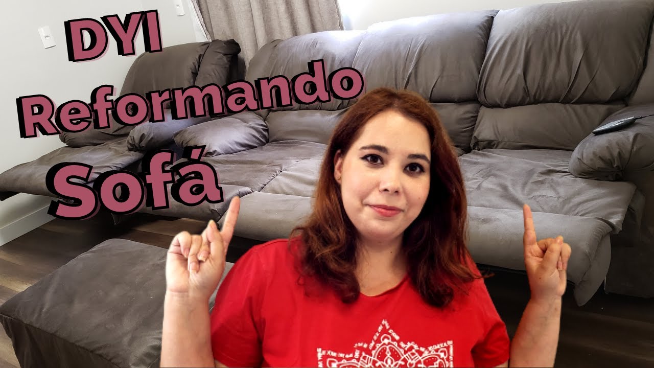DIY - Reformamos o nosso Sofá de 3 lugares !