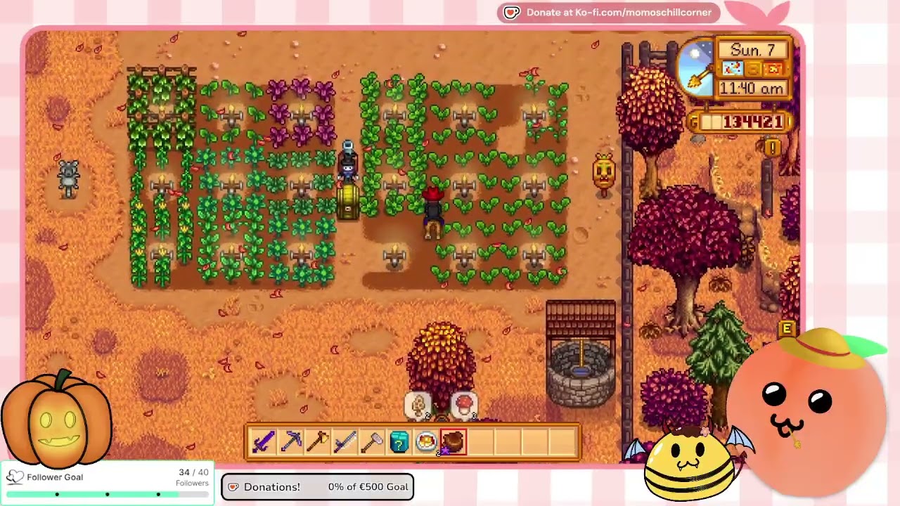 Back to Chill Corner Farm! | Chill with Momo 🍑