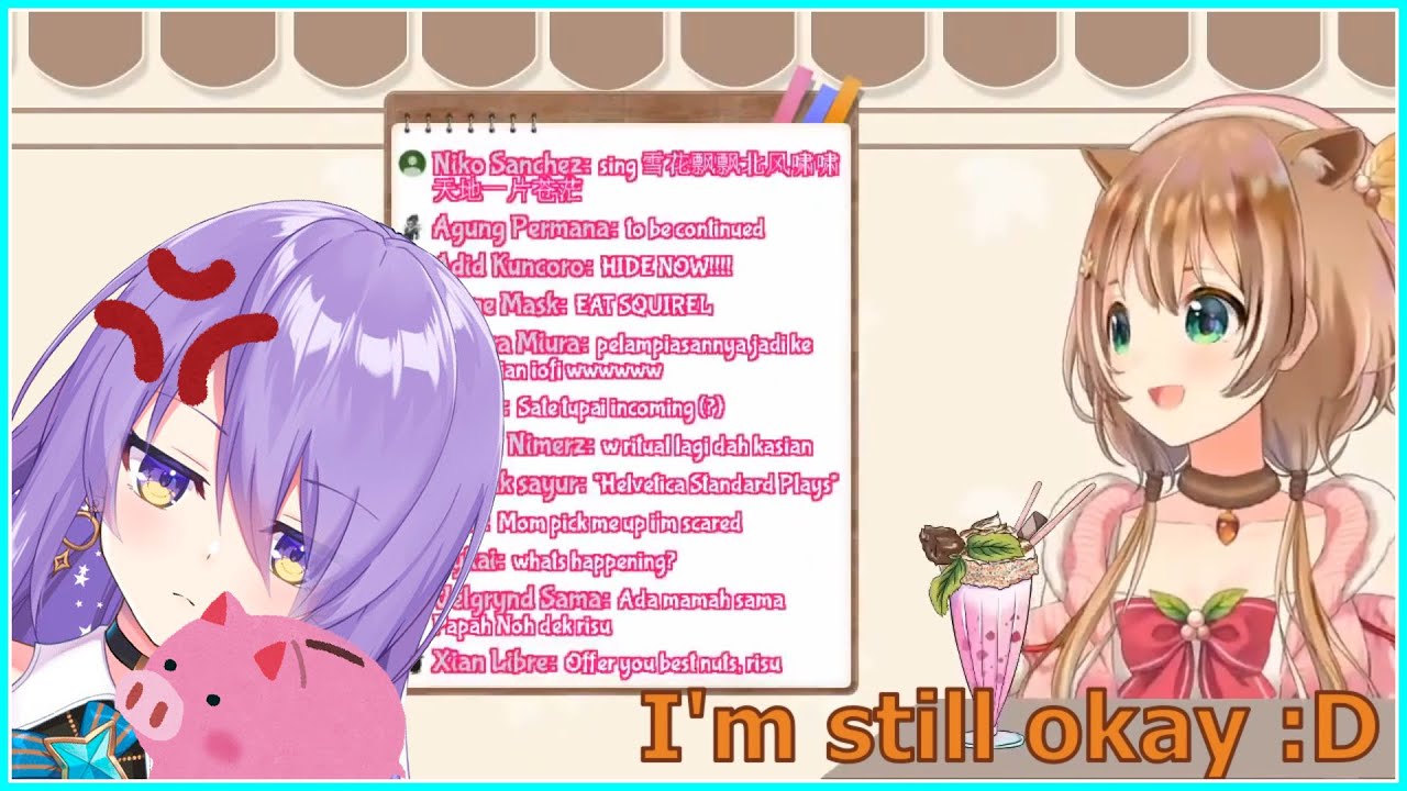 [Hololive ID] Local Squirrel Grabs Moona's...? [ENG SUB]