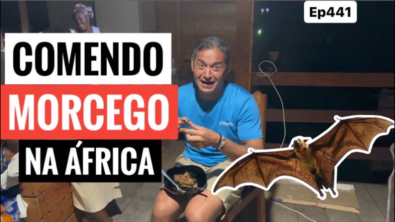 COMENDO MORCEGO EM SÃO TOMÉ e PRÍNCIPE