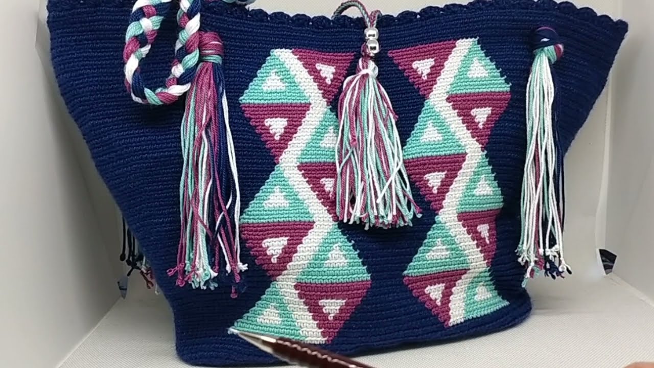 Video 1, tutorial paso a paso bolso wayuu