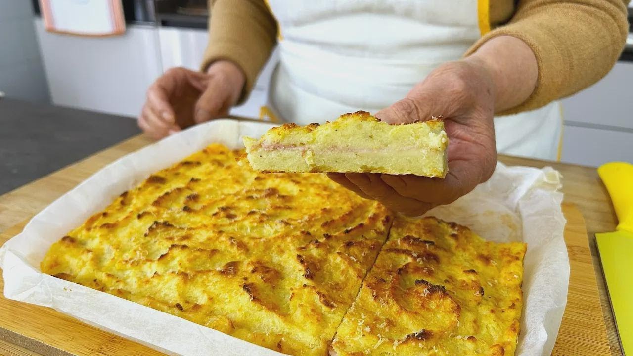 Gefüllte Kartoffel-Pizza – super lecker und mega einfach gemacht!
