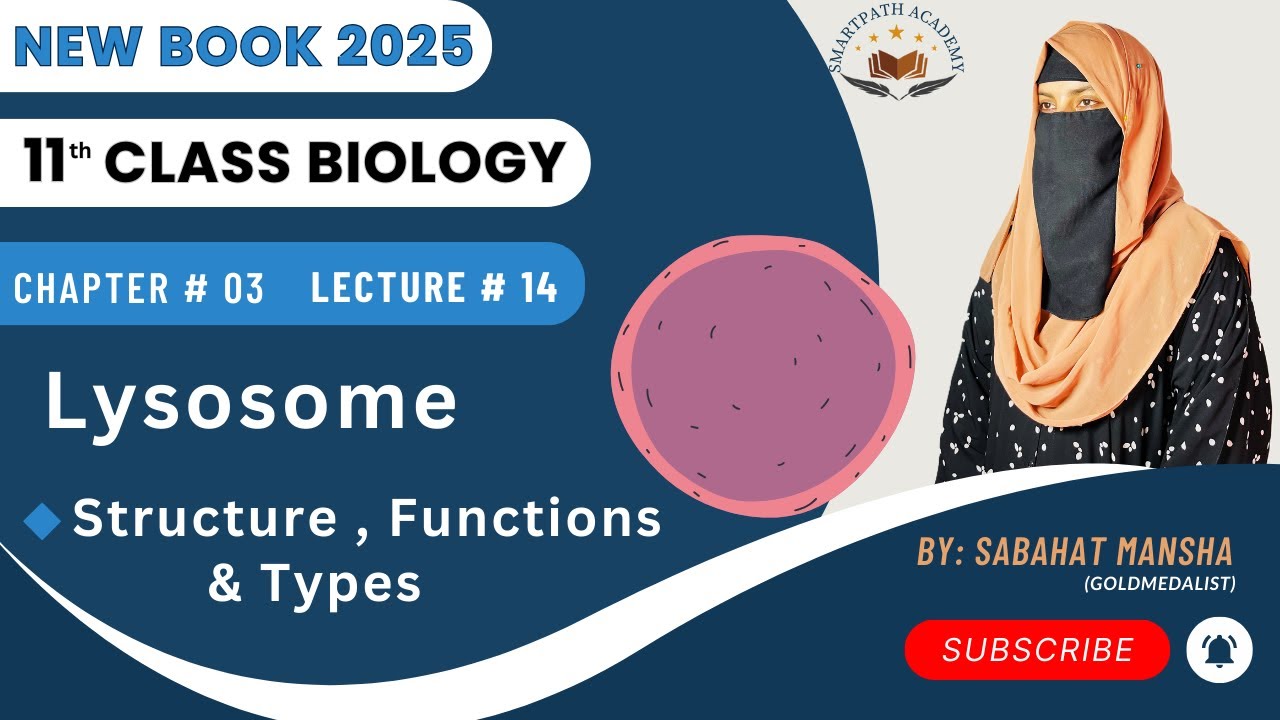 Lysosomes – Structure, Types, Functions & Diseases | Class 11 Biology Ch 3 Lec 14 | New Syllabus
