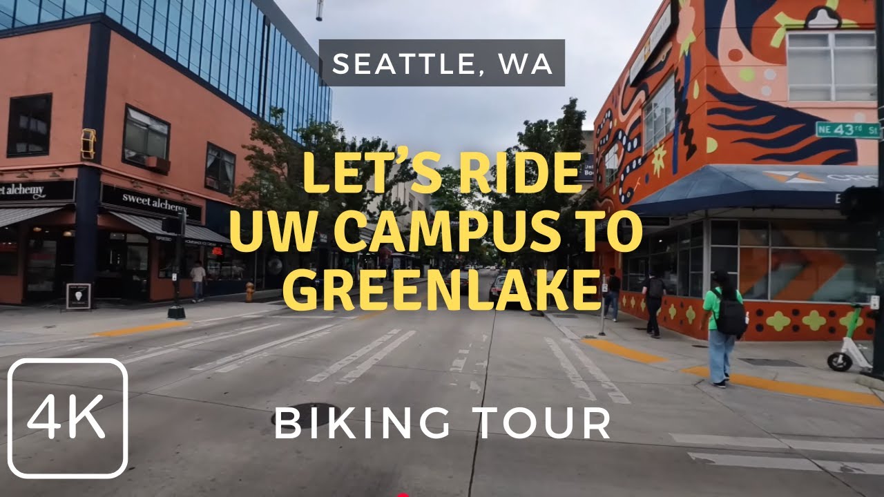 Let's Bike Through the UW Campus to Greenlake | Seattle, WA 2025