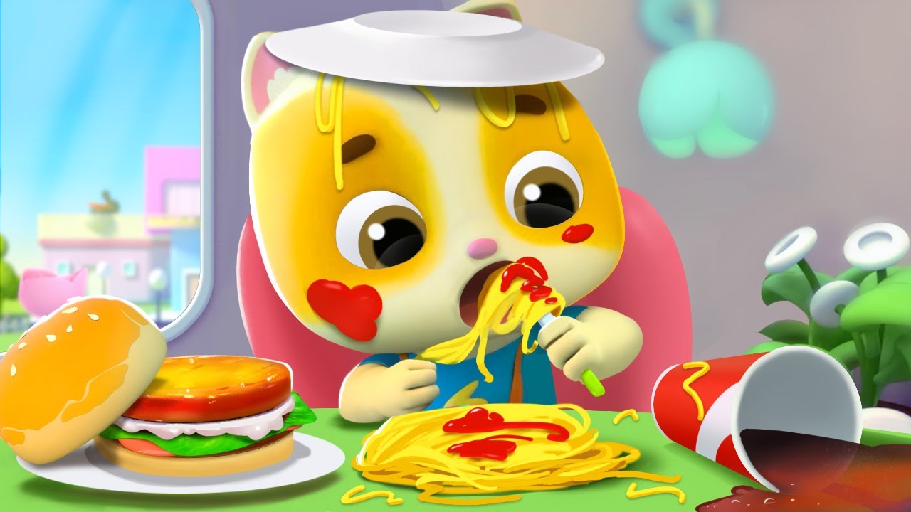 Good Manners at the Table | Good Habit Song for Kids | Nursery Rhymes | Kids Songs | BabyBus