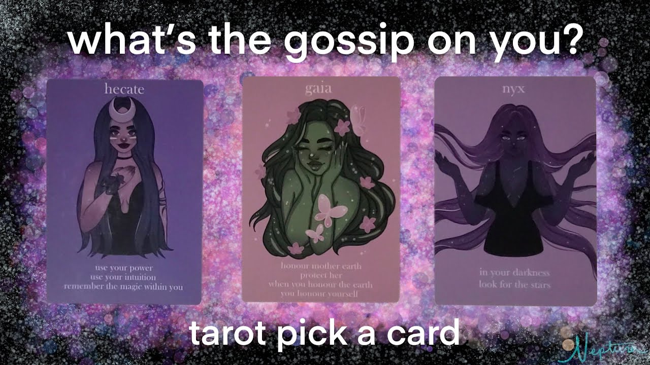 WHAT’S THE GOSSIP ON YOU? 🤯🙊😹  TAROT PICK A CARD 🧿