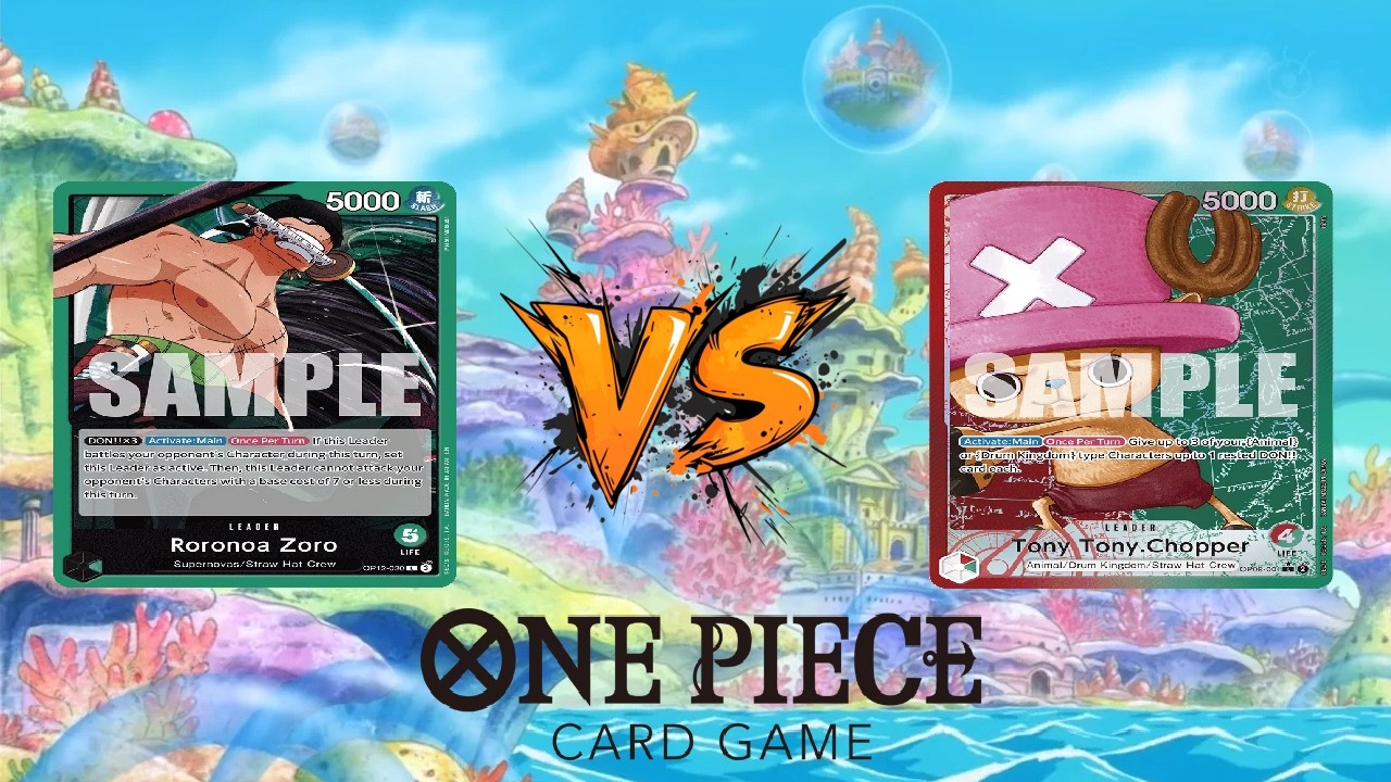 EB03 LOCALS GAMEPLAY - ROUND 2 - GREEN RORONOA ZORO VS RG TONY TONY CHOPPER