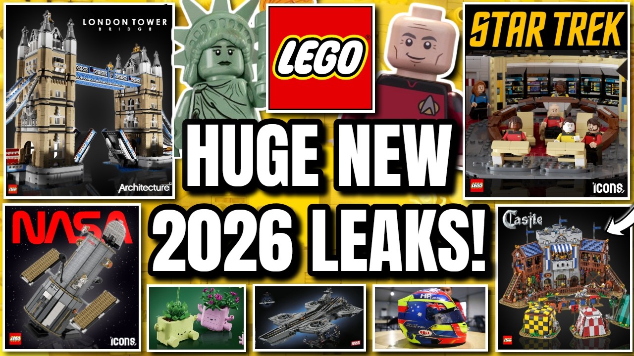 Новые утечки информации о LEGO! (Звездный путь, НАСА, архитектура, Формула-1 и многое другое!)