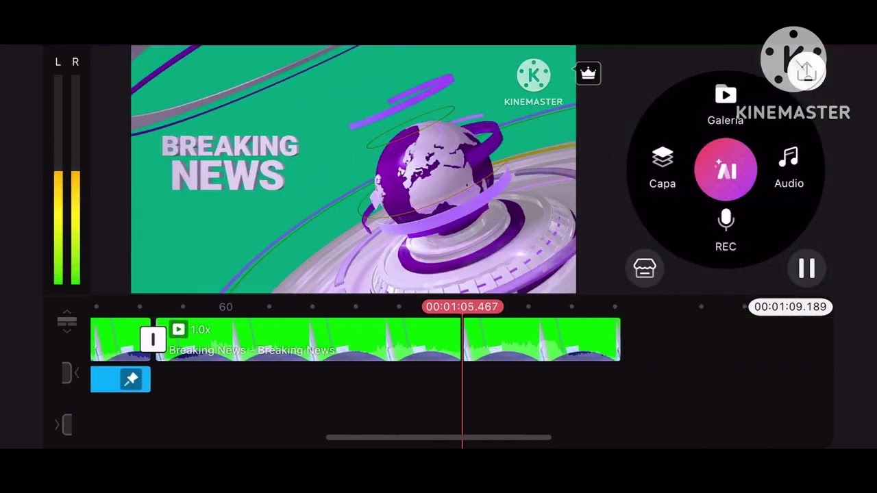 How To Make Effects On KineMaster Breaking News 16x