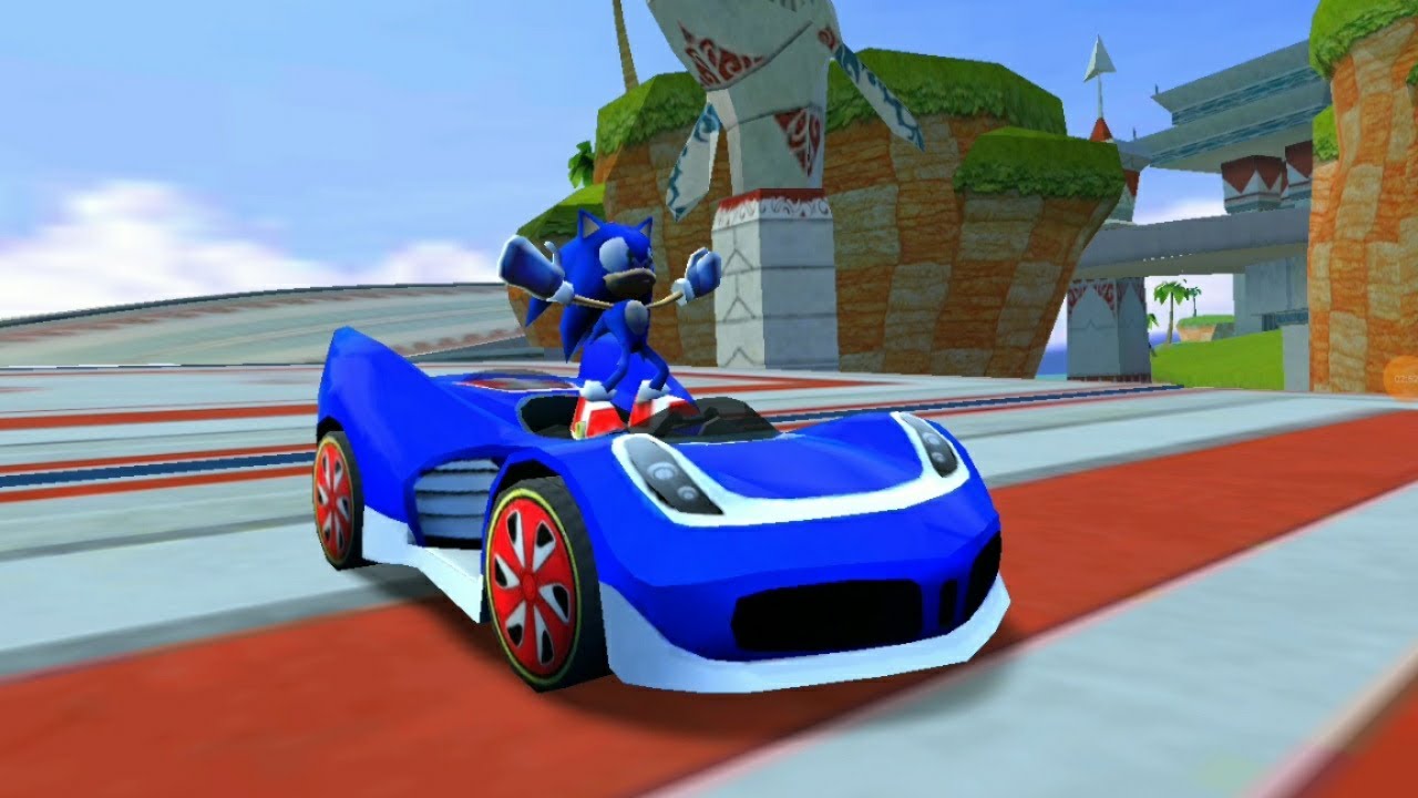 jugando Sonic All Star Racing Transformers en Android