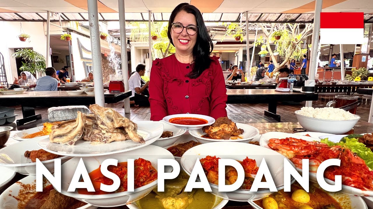 Trying Best NASI PADANG Restaurant 🇮🇩  INDONESIAN FOOD