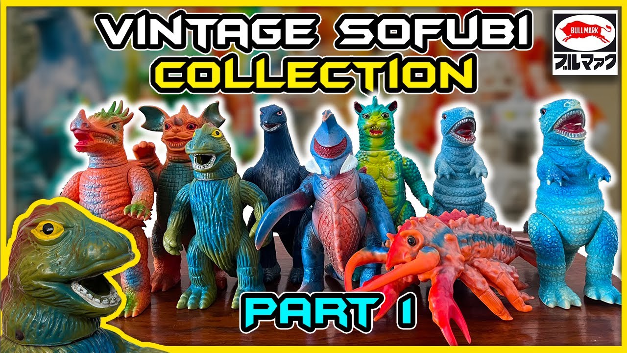 My Vintage Sofubi Collection! Part 1. Ft. Bullmark and Marusan