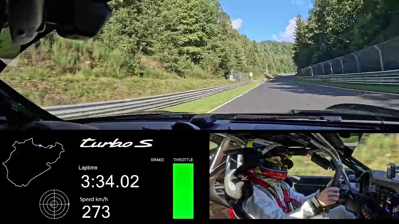 New Porsche 911 Turbo S T-Hybrid - Onboard Lap at the N&uuml;rburgring