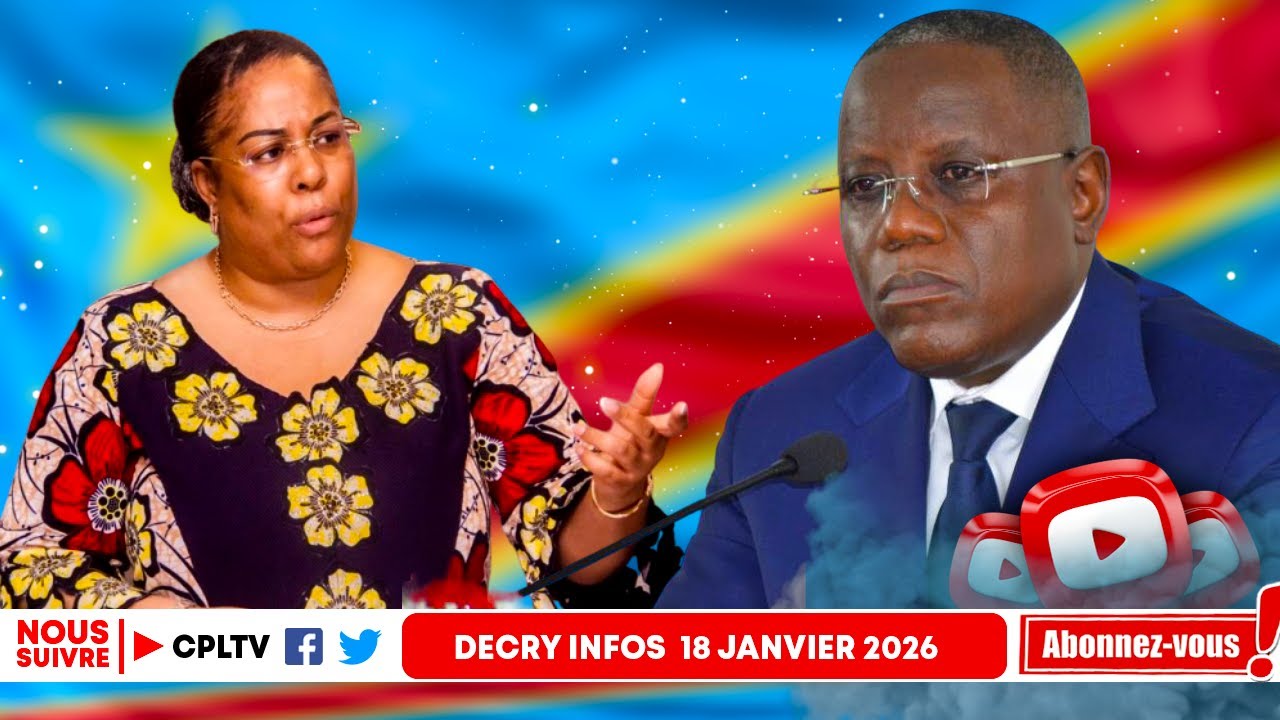 DECRY INFO 18.1.26,ENLEVEMENT A.MINAKU, COMME PREVU... LISETTE KABANGA,LES PLEURS DU PERE D SN FILS