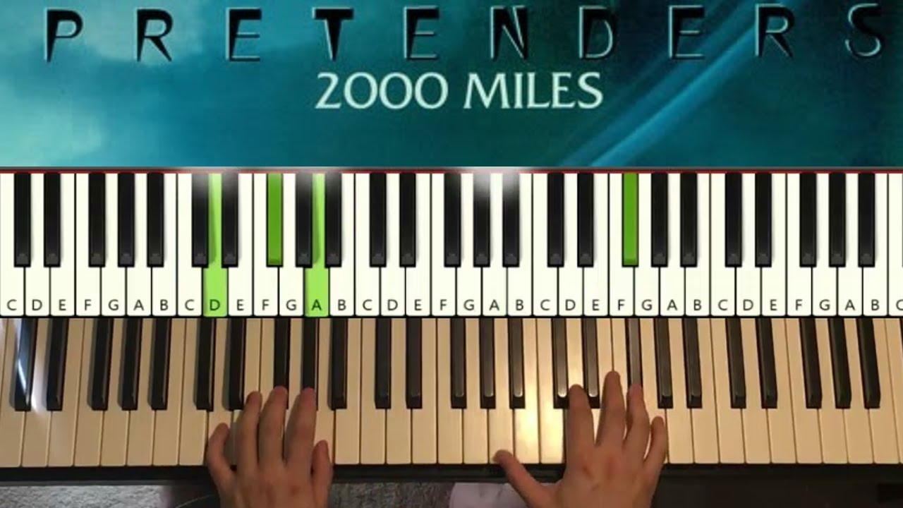 The Pretenders - 2000 Miles (Piano Tutorial Lesson)