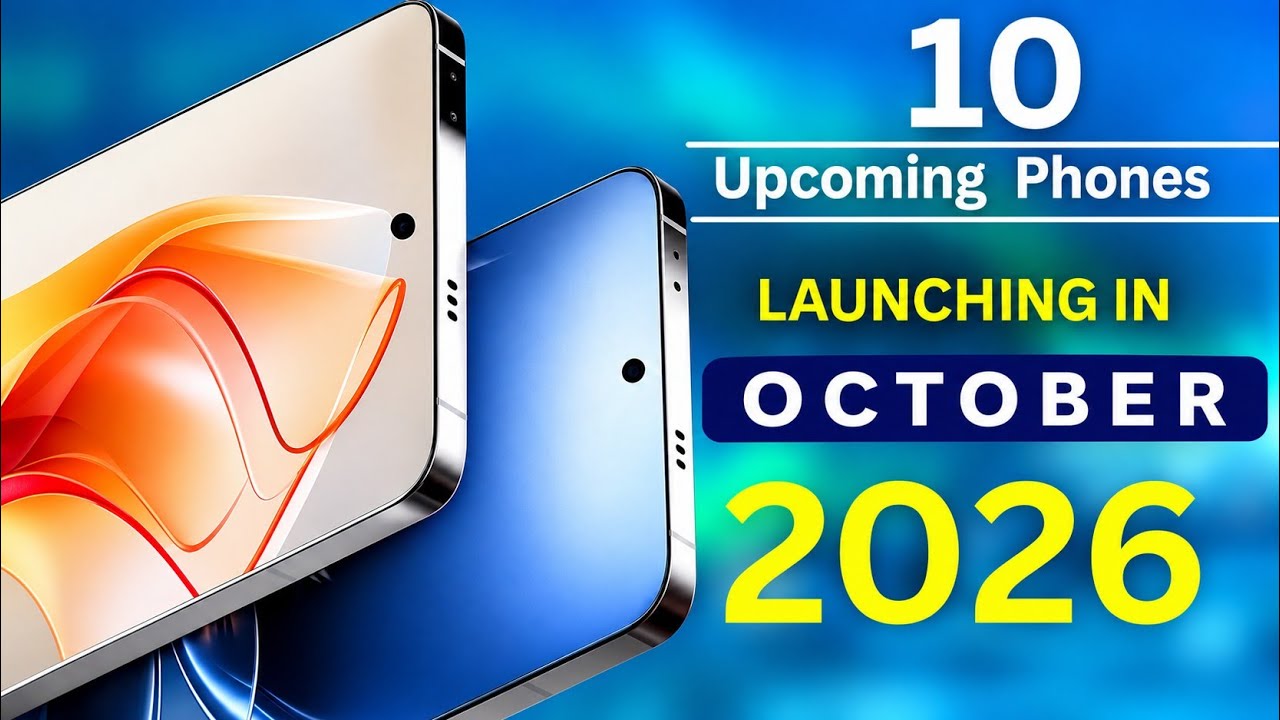 Top 10 Best Upcoming 5G Phones in October 2026 🔥 | Vivo, OnePlus, POCO, Motorola, OPPO, TECNO