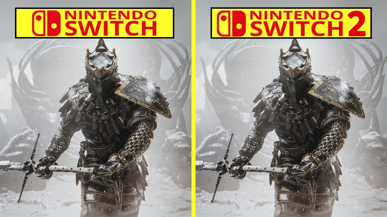 Mortal Shell Nintendo Switch vs Switch2 Graphics Comparison | Backward Compatibility Test