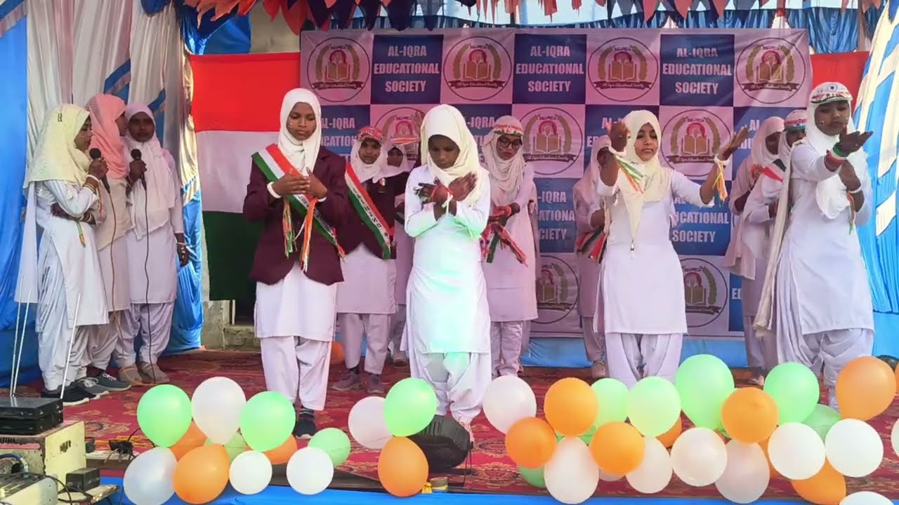 || Sare jahan se acha action performance || action performance || IQRA CLASSES ||best performance ||