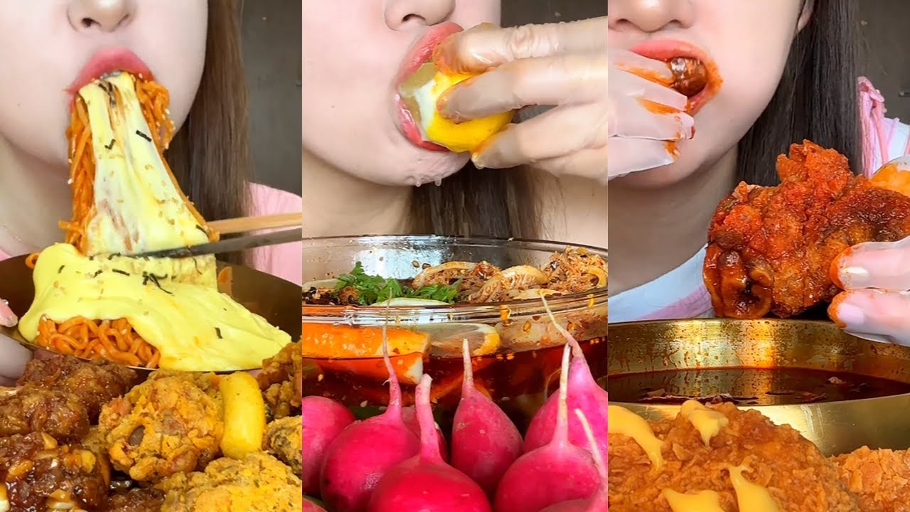 People who think about losing weight every day have a foodie mouth!#food #mukbang #collection