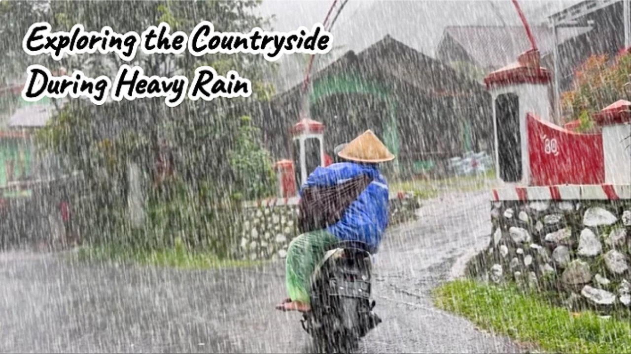 This Rain Turns a Quiet Village Into Pure Therapy | Turn Your Volume Up, This Rain Rewires Your Mood