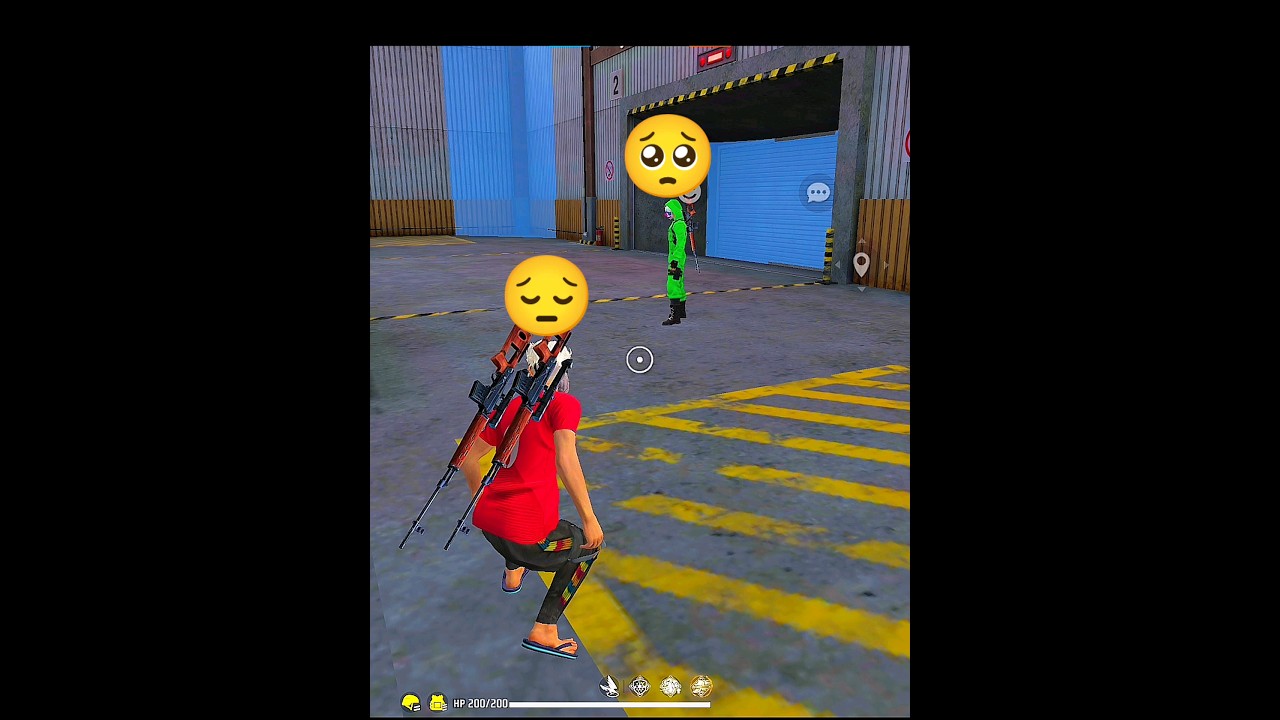 Best Team Up 😊 Video Free Fire Lone Wolf game 🥰 | green criminal 😱