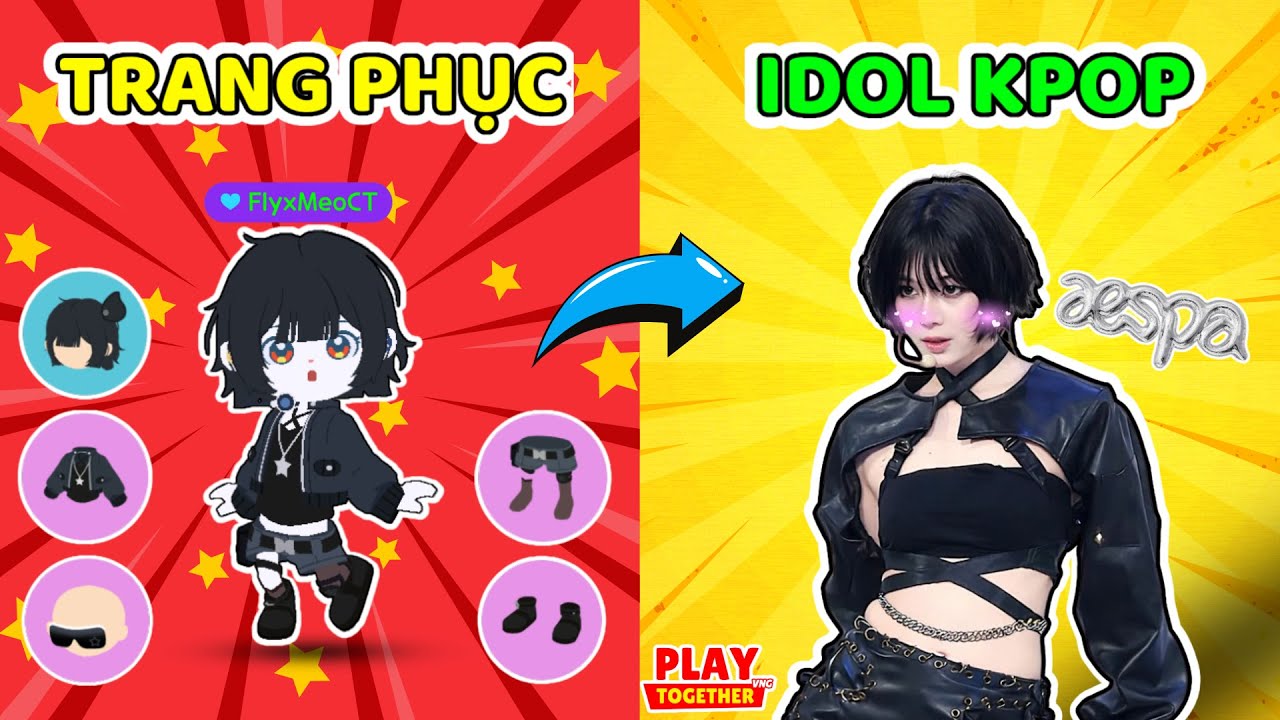 Meo Cosplay Những Bộ Trang Phục Giống Nhóm IDOL KPOP Nữ | Play Together