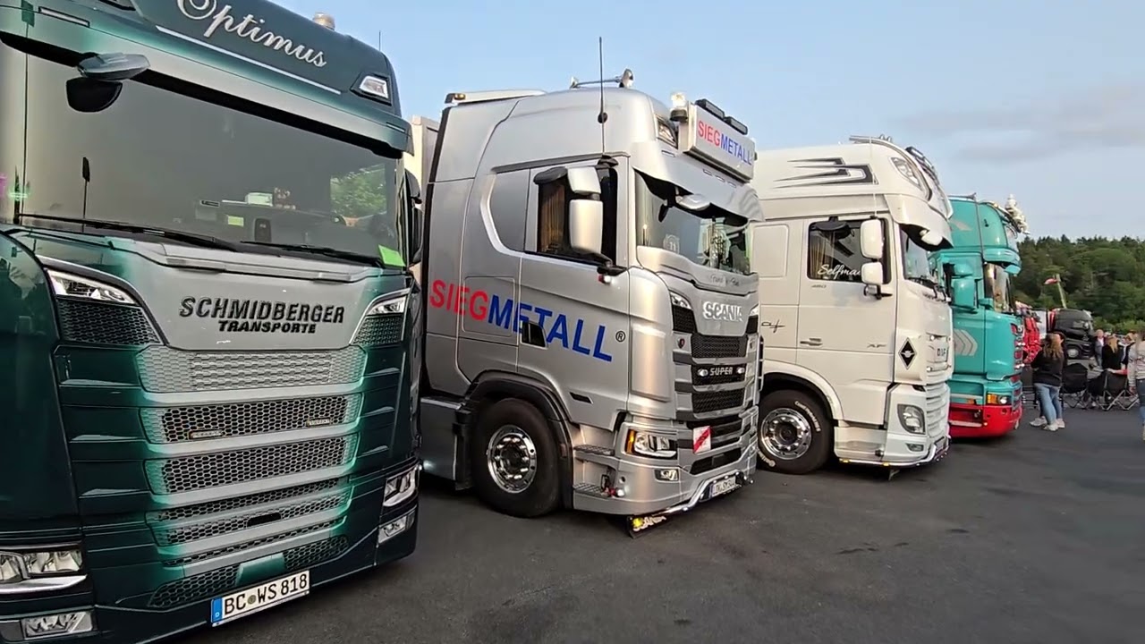 Truckspotting Teil 1 bis 1(Truckfestival in Geiselwind)