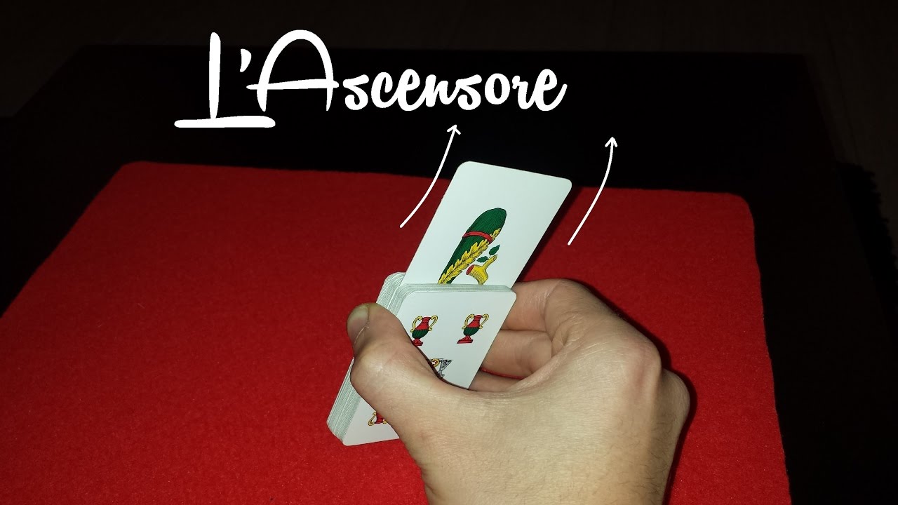 Magia carte napoletane siciliane | l'ascensore tutorial magia 40 carte