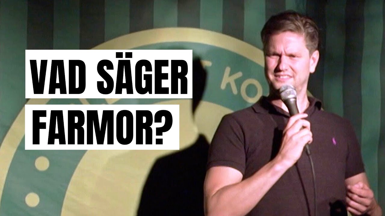 Farmor visar sig vara rasist | Fredrik Andersson standup (Sunda Värderingar)