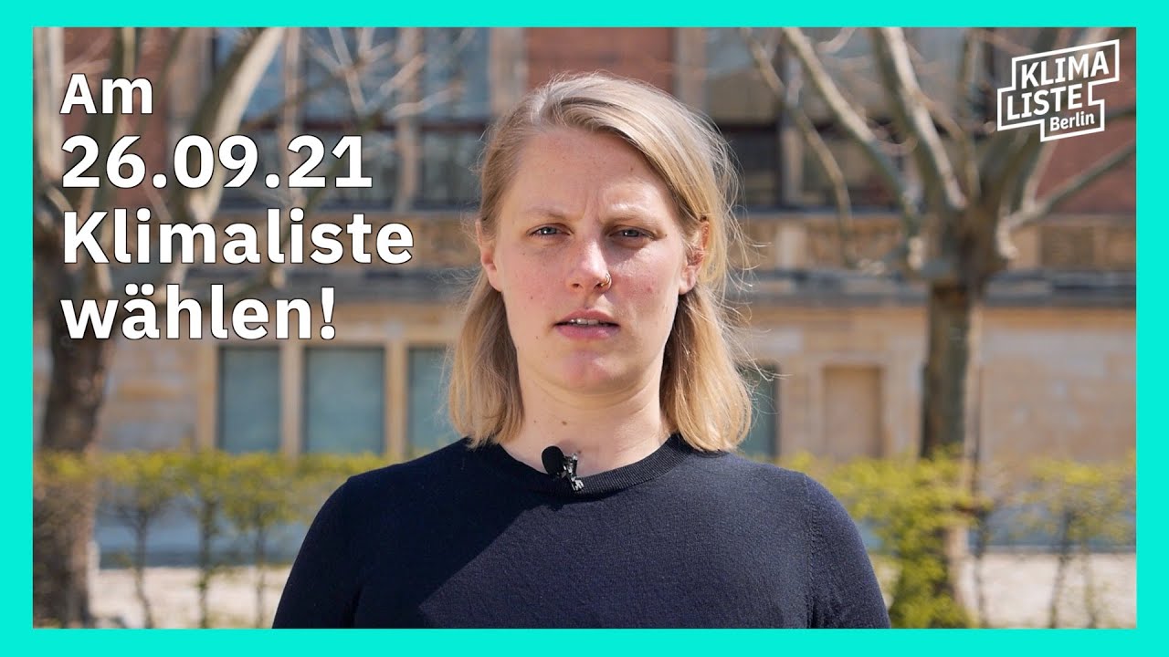Mein Wahlwerbespot f&uuml;r die Klimaliste Berlin #klimakrise #klimaliste