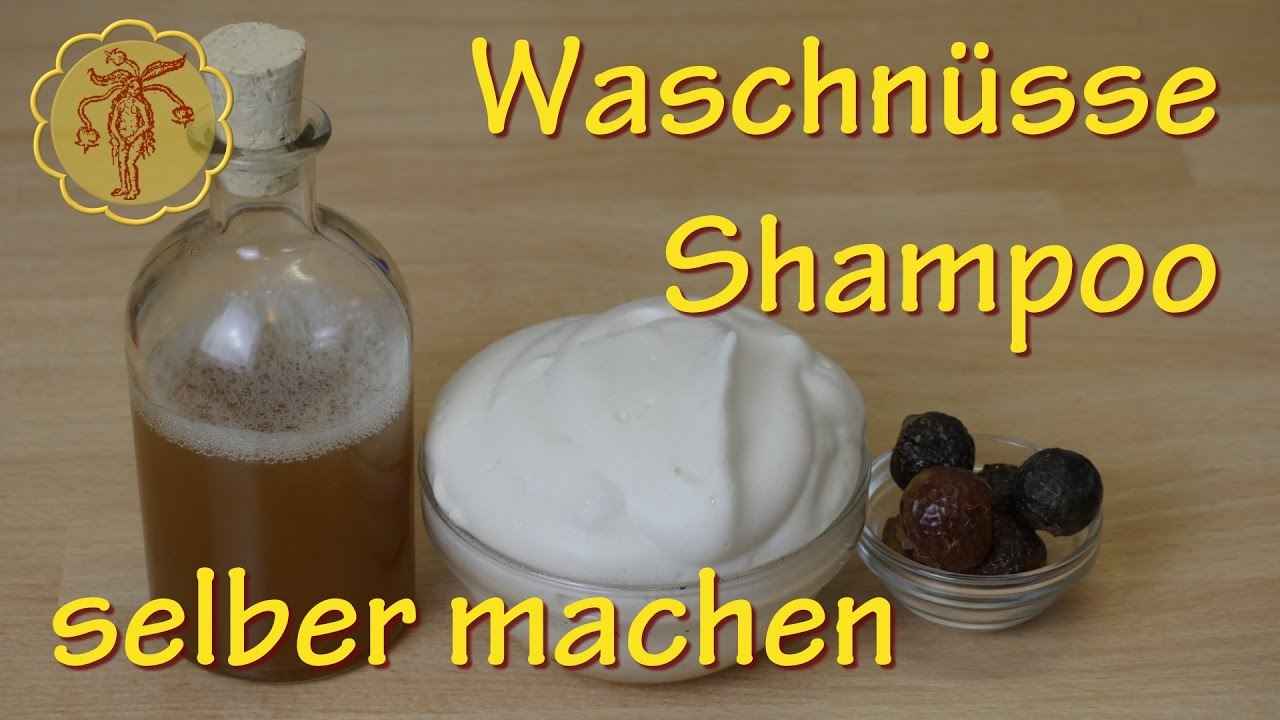 Waschnüsse-Shampoo selber machen - Haarwäsche mit einem Naturprodukt
