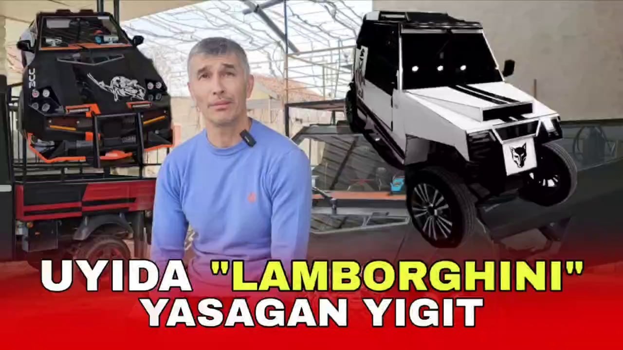 УЙИДА “ЛАМБОРЖИНИ“ ЯСАГАН ЙИГИТ