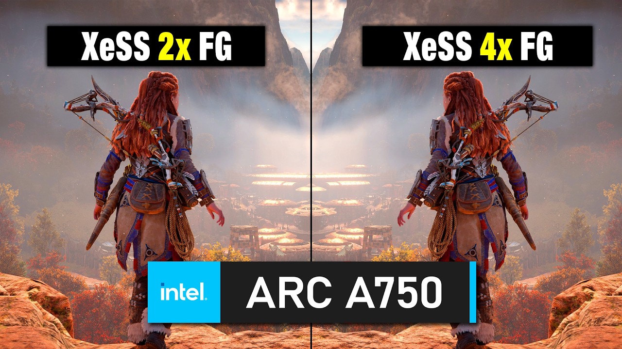 XeSS 3 Multi Frame Generation on ARC A750 8GB - 7 Games Tested