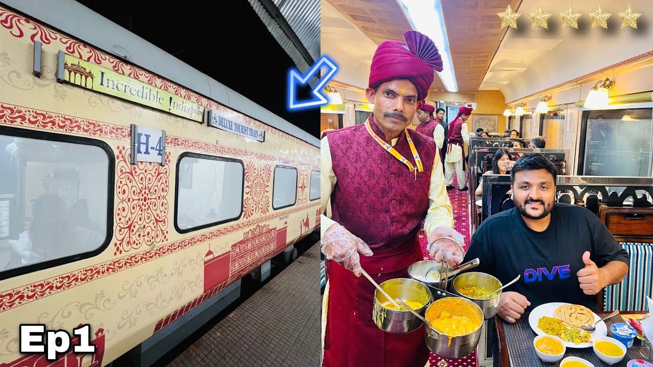 My first India&rsquo;s Premium Luxury Train Journey  || 3 lakh ka ticket 😳 || Indian Railways || Ep1