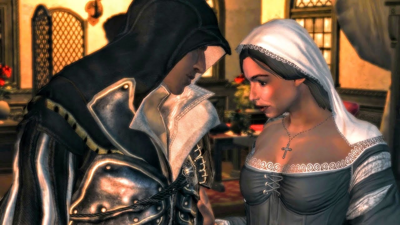 Sister Teodora Helps Ezio to Kill Dodge of Venice: Carnival and Nun Courtesan (Assassin's Creed 2)