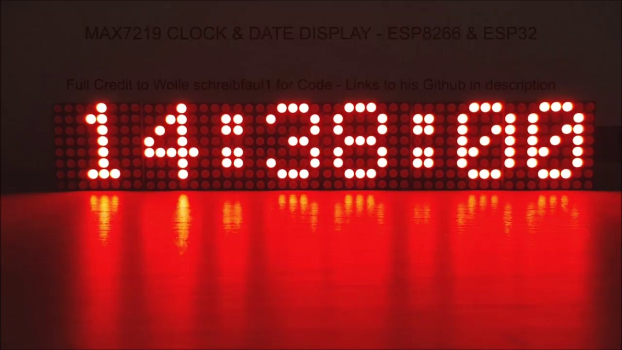 ESP8266 / ESP32 Clock