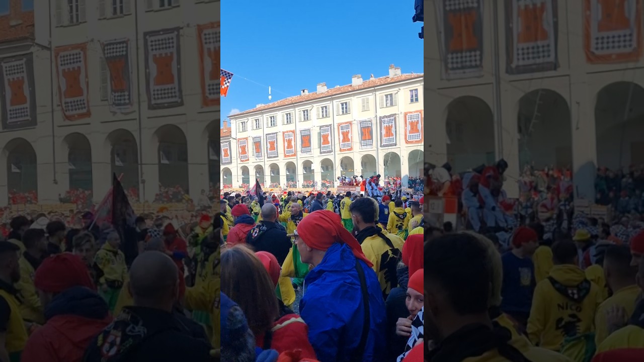Orange battle Carnival #ivrea #aosta #battle #war #orange #carnival #italia #piemontese #battlefield