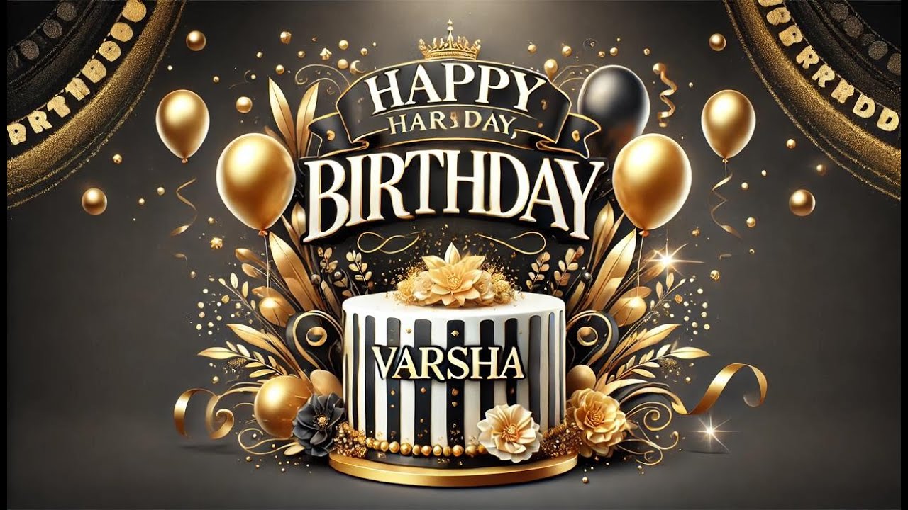 Happy Birthday Varsha 🎉 | Birthday Song with Name | Animated Cartoon Rhyme for Kids & Toddlers