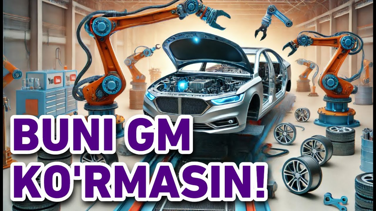 MANA MASHINANI QANDAY ISHLAB CHIQARISH KERAK!!! GM KO'RMASIN!