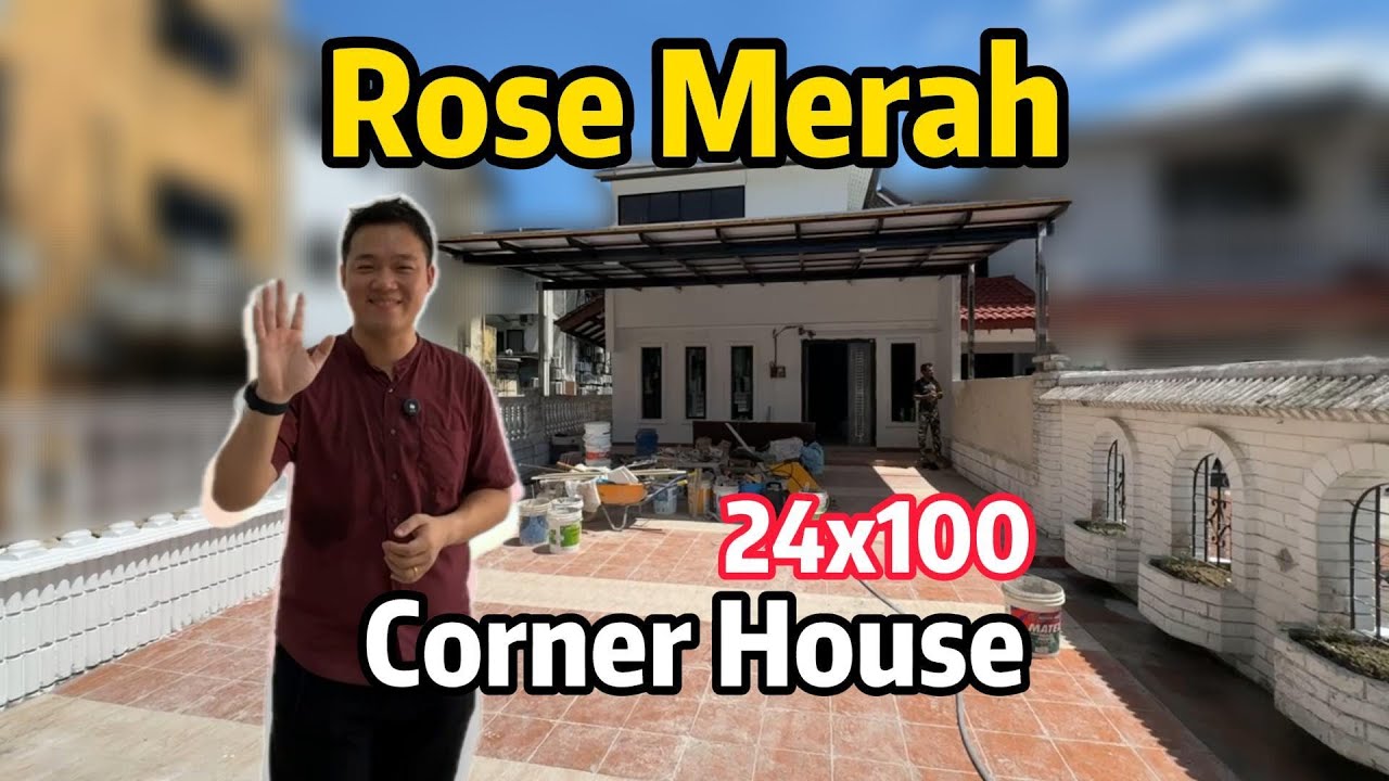 装修好的corner lot， 就在Rosmerah @ Johor Jaya