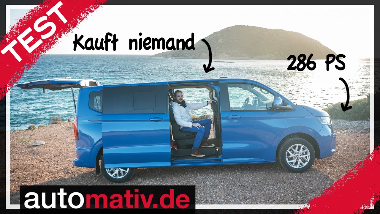 Niemand kauft das! VW e-Caravelle (T7) mit 286 Elektro-PS auf Ford E-Transit Basis im Test
