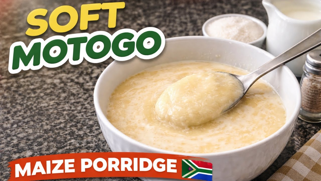 How to Make Umdoko / Motogo | Soft Maize Porridge (White Porridge) 🇿🇦
